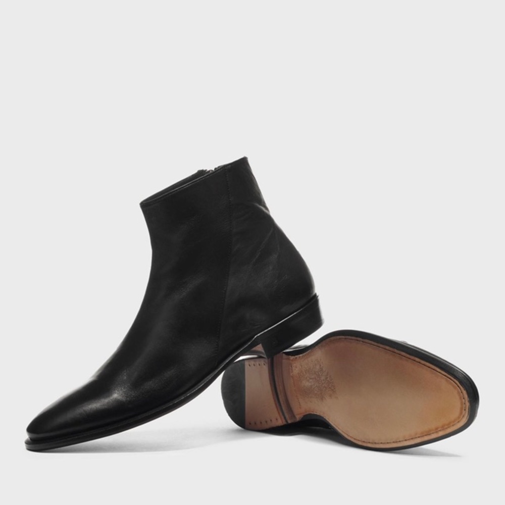 John Varvatos collection lewis slant zip Boot. Size 11 - Picture 9 of 11